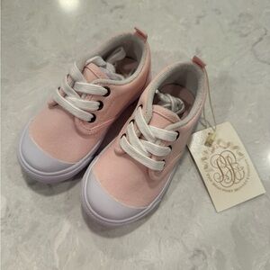 The Beaufort Bonnet Company Pink and White Kids Sneakers